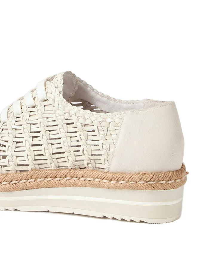 Edel Woven Off White Sneaker