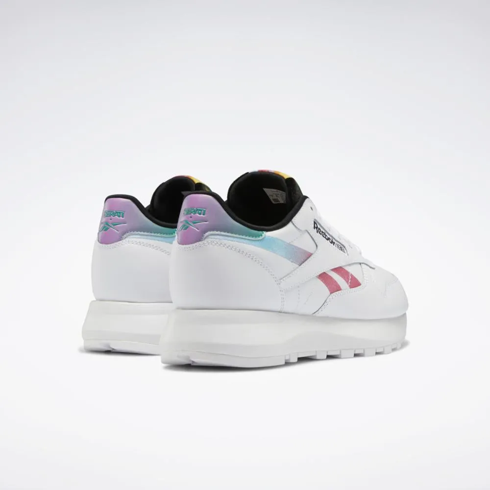 Reebok Footwear Women Nao Serati Classic Leather SP Women's Shoes FTWWHT/PREPUR/CBLACK