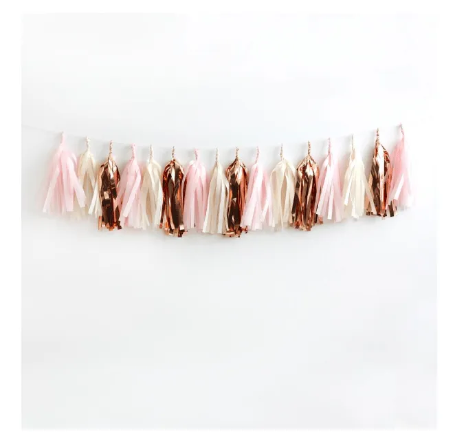 Rose Gold Fringe Tassel